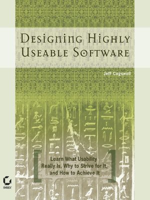 cover image of Designing Highly Useable Software